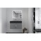 Castello Usa Amazon 30-inch Gray Left Vanity Set with Black Top and Chrome Handles CB-MC-30G-CHR-2056L-BL - alternate 4